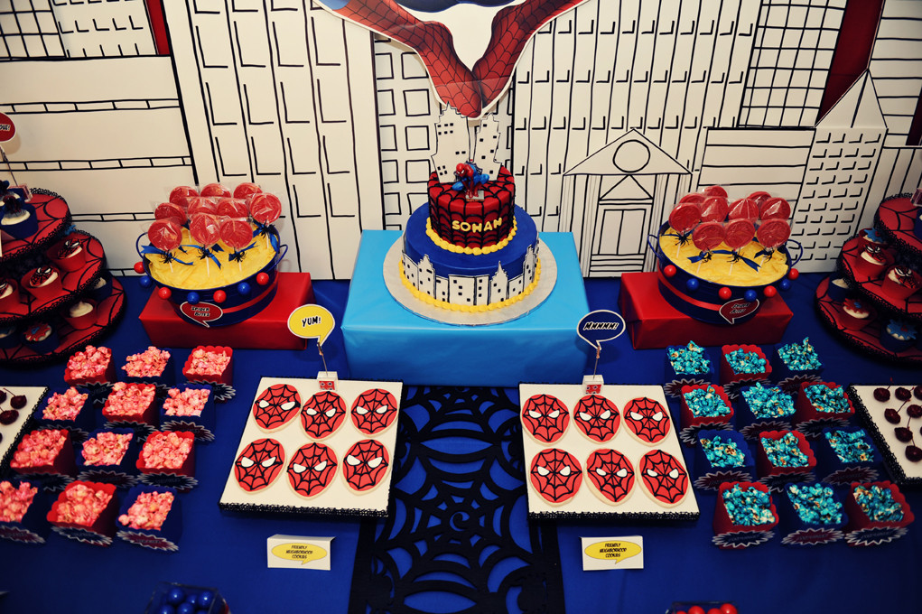 Spiderman Birthday Party Decorations
 The Party Wall Spiderman Birthday Party Part 1 & 2 As