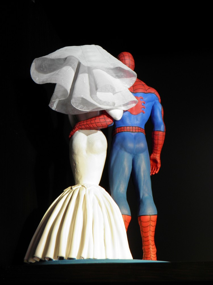 Spiderman Wedding Cake Topper
 Available NOW Spider Man Mary Jane – Sophie Cartier