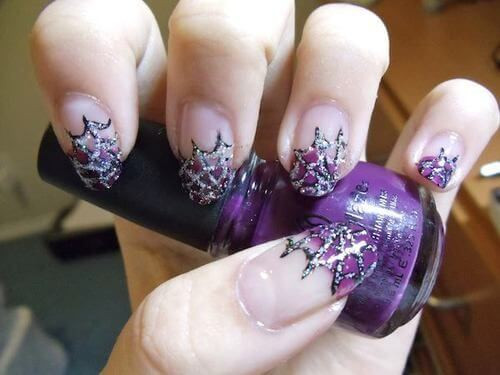 Spiderweb Nail Designs
 15 of the Best Halloween Themed Spider Nail Art Designs
