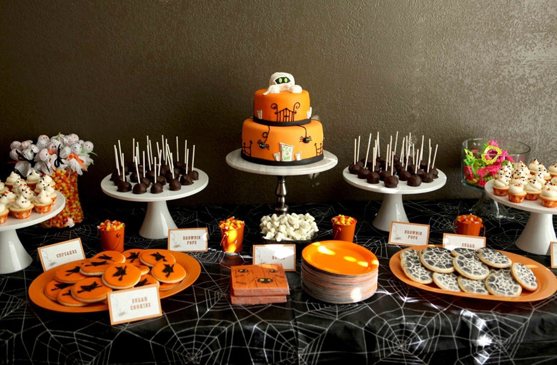 Spooky Halloween Party Ideas
 Children s "Spooky" Treats Table Celebrations at Home