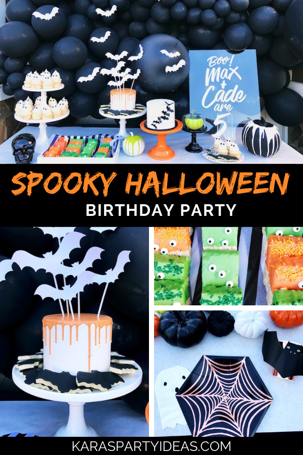 Spooky Halloween Party Ideas
 Kara s Party Ideas Spooky Halloween Birthday Party