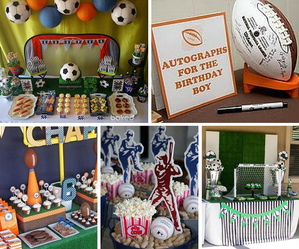 Sports Birthday Decorations
 Sports Party Ideas