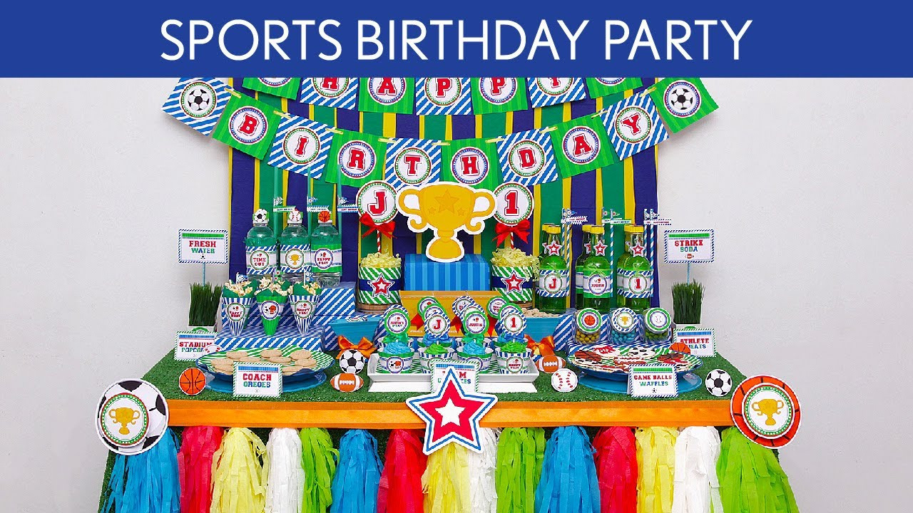 Sports Birthday Party Ideas
 Sports Birthday Party Ideas Sports B59
