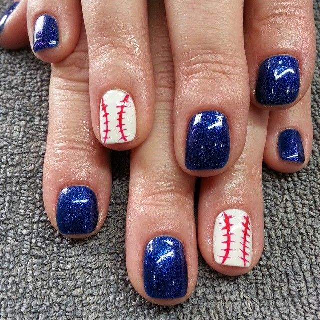 Sports Nail Designs
 Best 25 Baseball nail designs ideas on Pinterest
