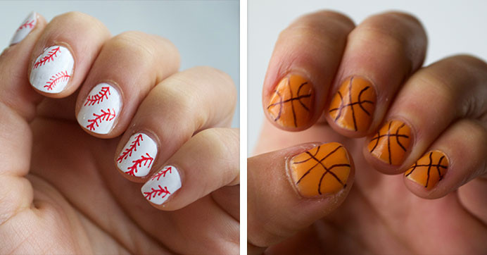 Sports Nail Designs
 DIY & Craft Ideas