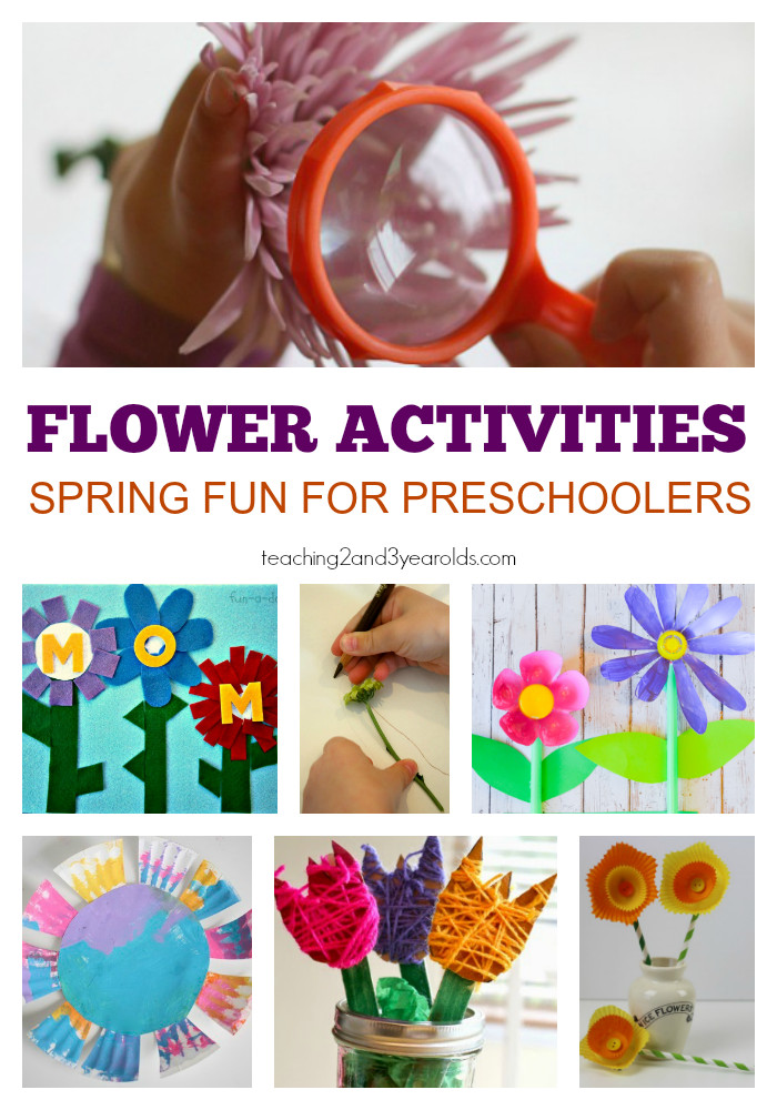 Spring Crafts Preschool
 Fun Preschool Spring Activities Using Flowers