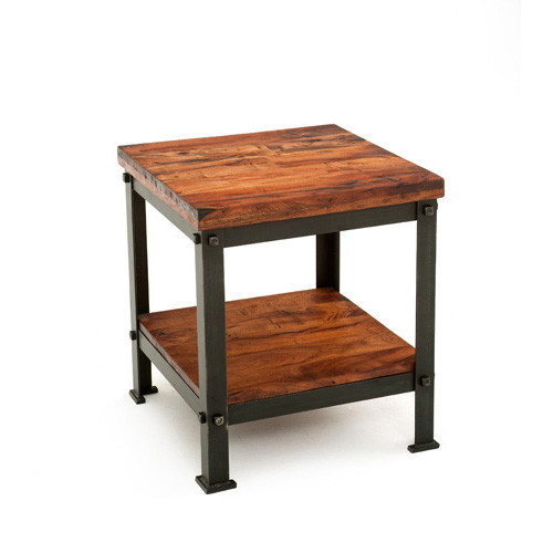 Square Living Room Table
 STEEL TRADITIONS DILLON SQUARE END TABLE Green Gables