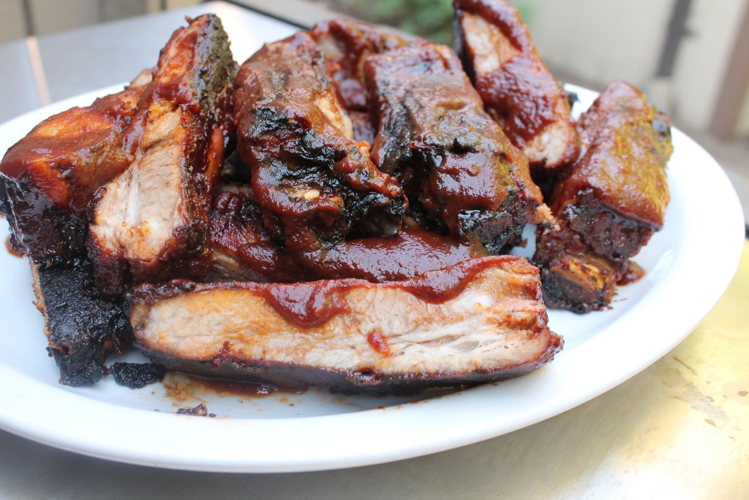 St Louis Bbq Sauce
 Barbecue St Louis Ribs with Hickory Brown Sugar BBQ Sauce
