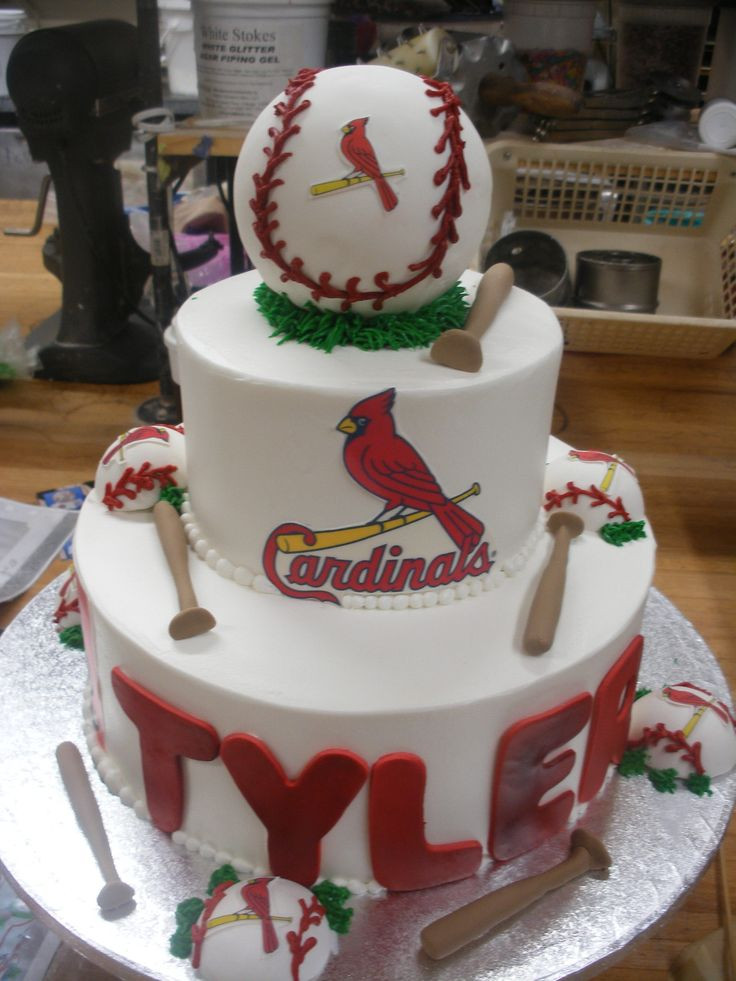 St Louis Birthday Cakes
 334 best Baseball Cakes images on Pinterest