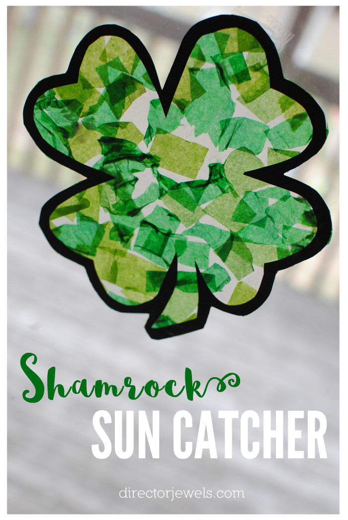 St Patrick Day Craft
 Director Jewels Shamrock Sun Catcher St Patrick s Day