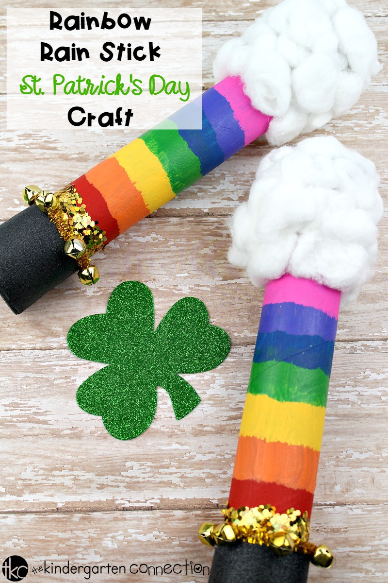 St Patrick Day Crafts For Preschoolers
 Rainbow Rain Stick St Patrick s Day Craft