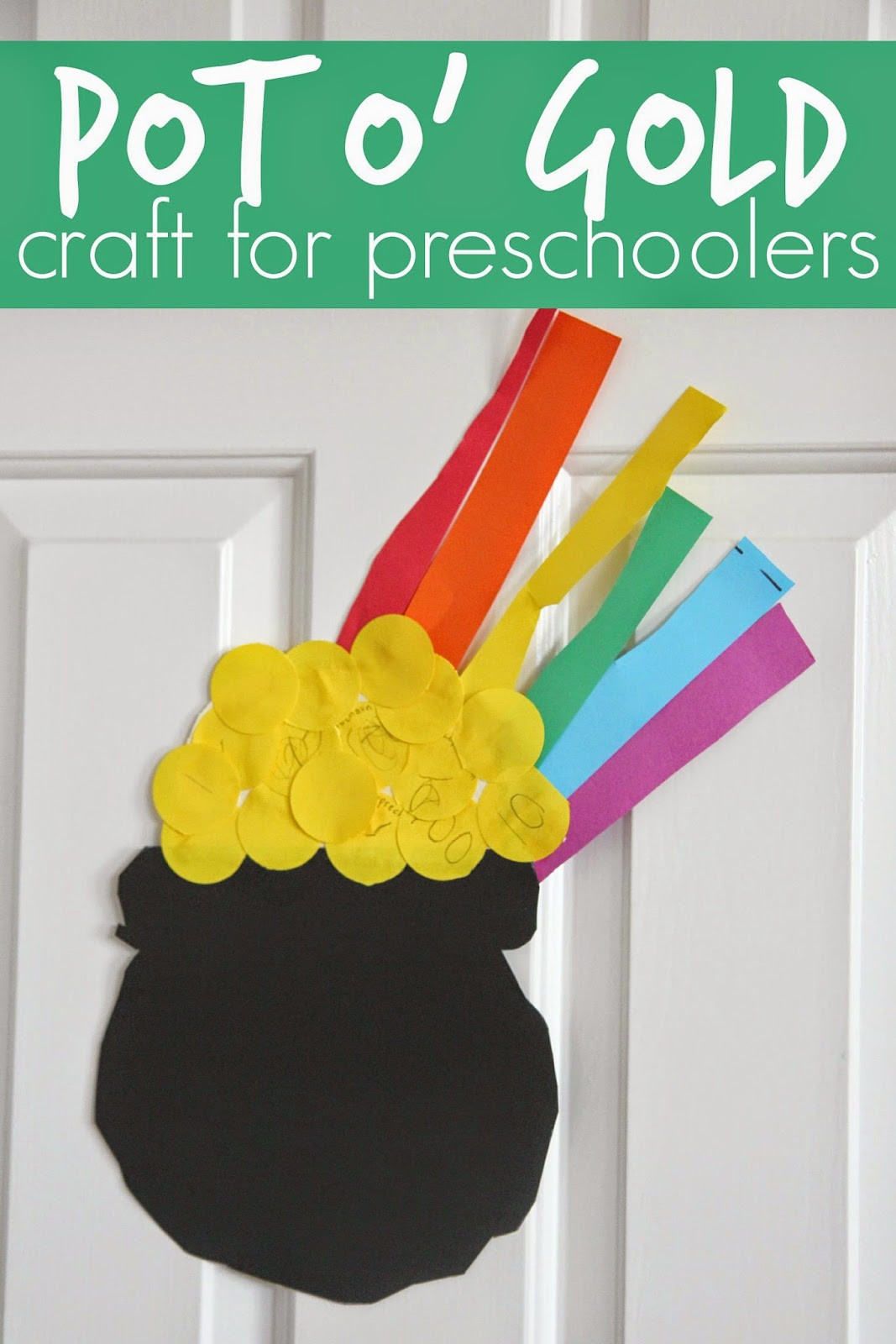 St Patrick Day Crafts For Preschoolers
 Toddler Approved Easy Preschool Cutting Craft Pot o Gold