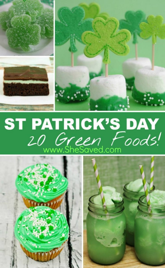 St Patrick Day Food Ideas
 St Patrick s Day Green Food Ideas SheSaved