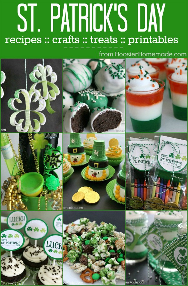 St Patrick Day Recipes Kids
 St Patrick s Day Treats Crafts and More Hoosier Homemade