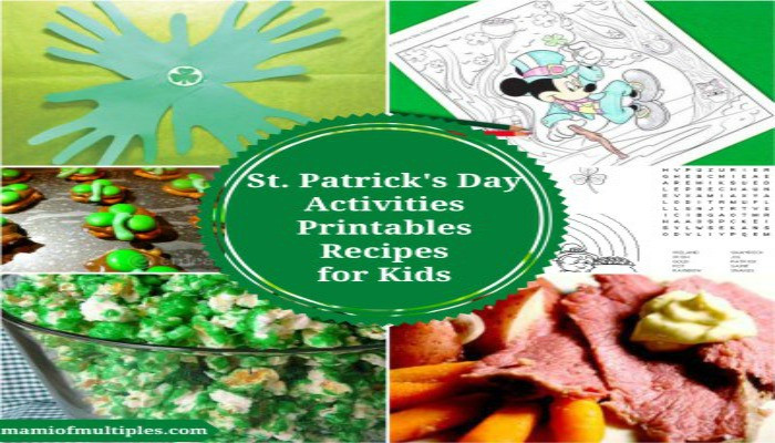 St Patrick Day Recipes Kids
 St Patrick’s Day Activities and Printables and Recipes