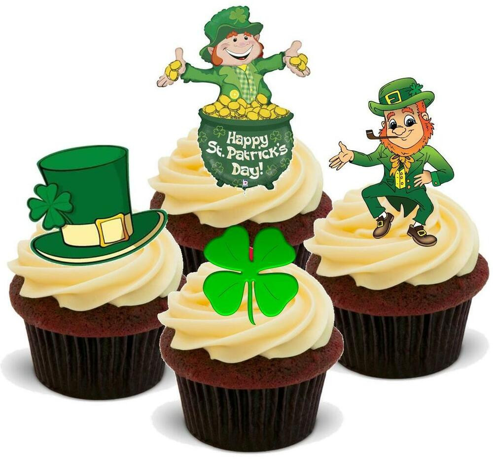 St Patrick's Day Food
 NOVELTY ST PATRICK S DAY MIX ONE 12 STAND UP Edible Cake