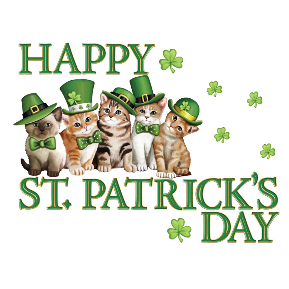 St Patrick's Day Food
 Collections Etc St Patrick s Day Irish Cats Garage Magnet Set