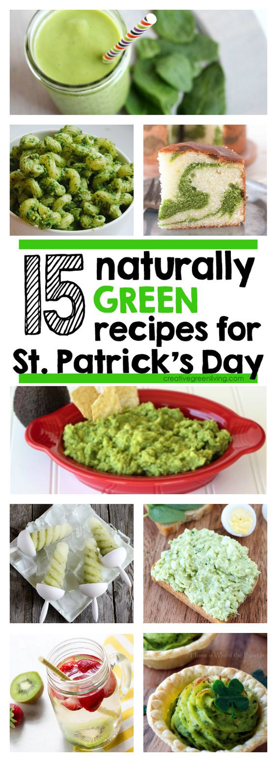 St Patricks Day Recipes For Kids
 15 Naturally Green Recipes for St Patrick s Day
