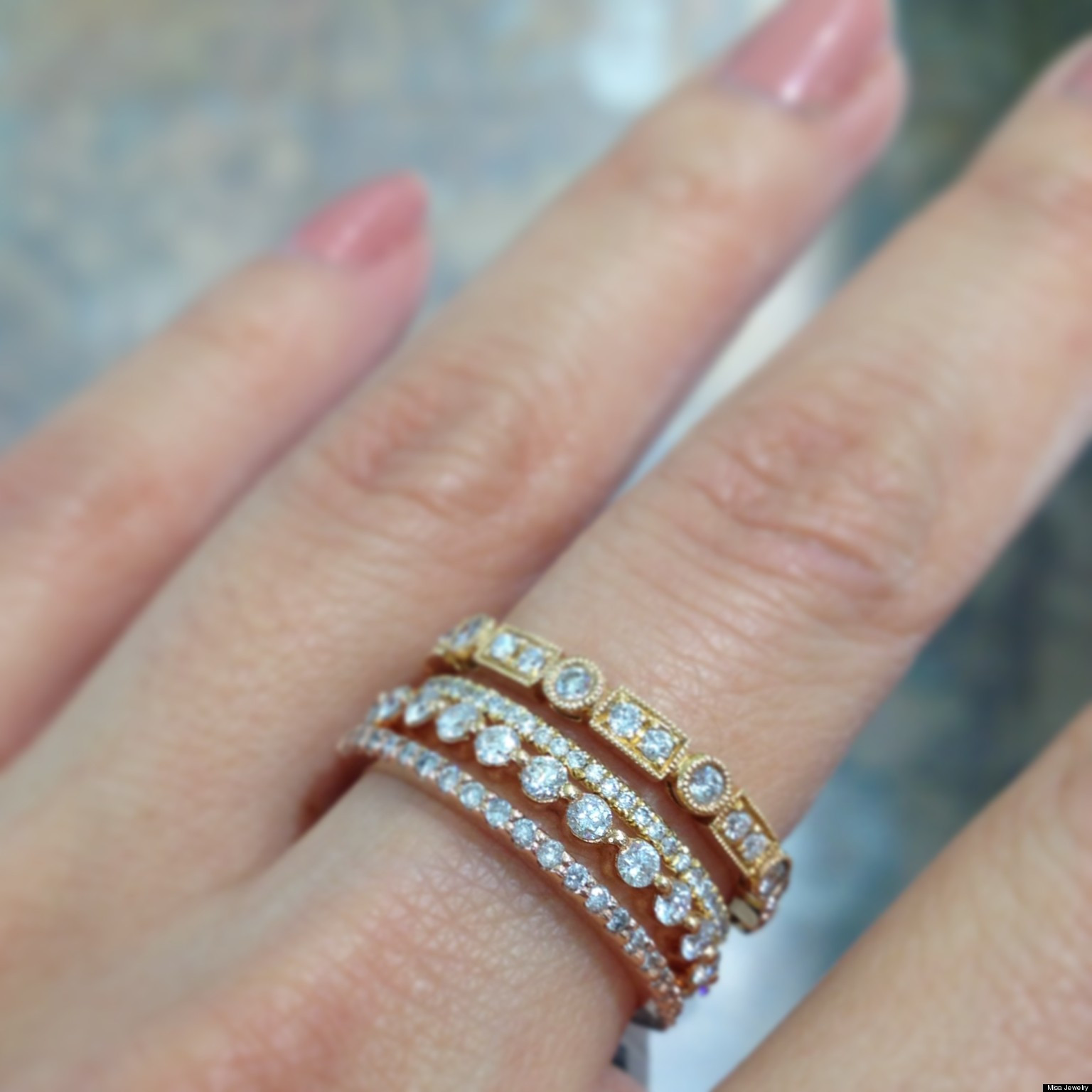 Stackable Diamond Wedding Bands
 Stackable Wedding Bands Are e Our Favorite Jewelry