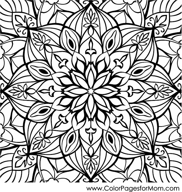 Stained Glass Coloring Books For Adults
 Coloring pages for adults stained glass coloring page 23