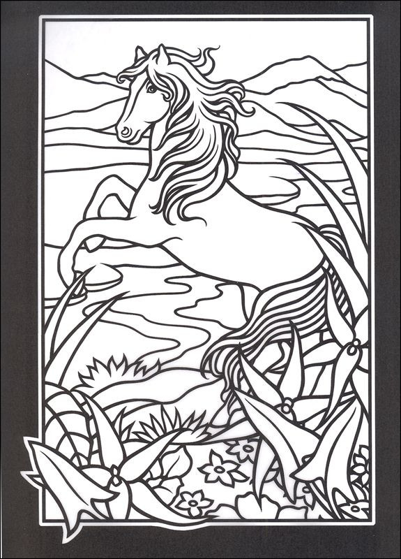 Stained Glass Coloring Books For Adults
 Stained Glass Windows to Color