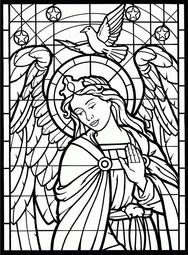 Stained Glass Coloring Books For Adults
 Free Printable Stained Glass Coloring Pages For Adults