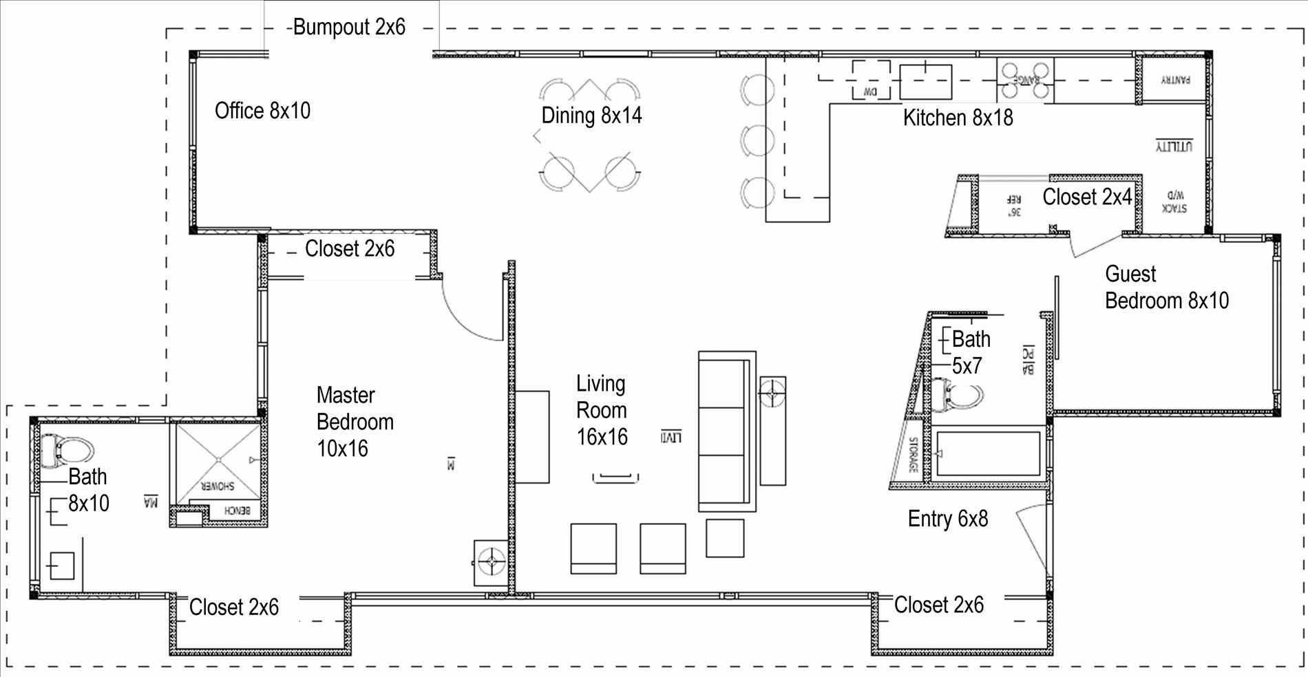 Standard Bedroom Dimensions
 tiny house bathroom dimensions ARCH DSGN