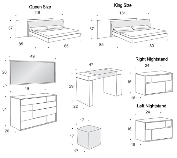 Standard Bedroom Dimensions
 Standard Dresser Size BestDressers 2017