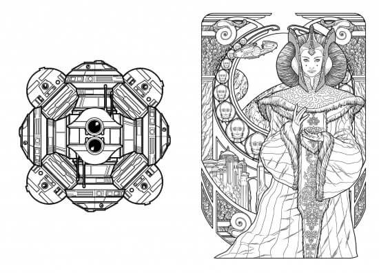 Star Wars Adult Coloring Pages
 New Star Wars coloring books for adults from Amazon