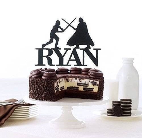Star Wars Birthday Cake Toppers
 Amazon Luke VS Darth Vader Inspired Cake Topper