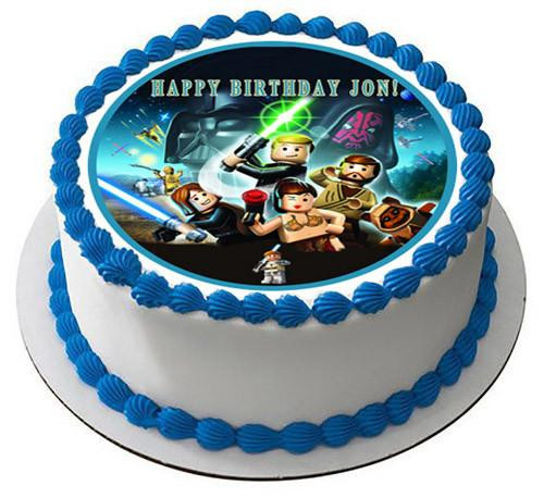 Star Wars Birthday Cake Toppers
 Lego Star Wars 6 Edible Birthday Cake OR Cupcake Topper