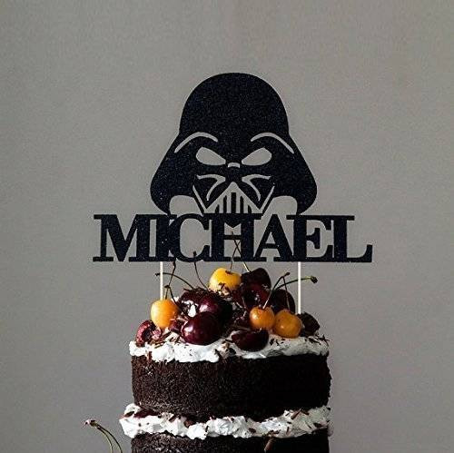 Star Wars Birthday Cake Toppers
 Amazon Darth Vader Cake Topper Custom Star Wars Cake