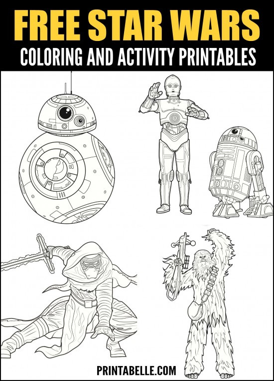 Star Wars Free Printable Coloring Pages
 Free Star Wars Printable Coloring and Activity Pages