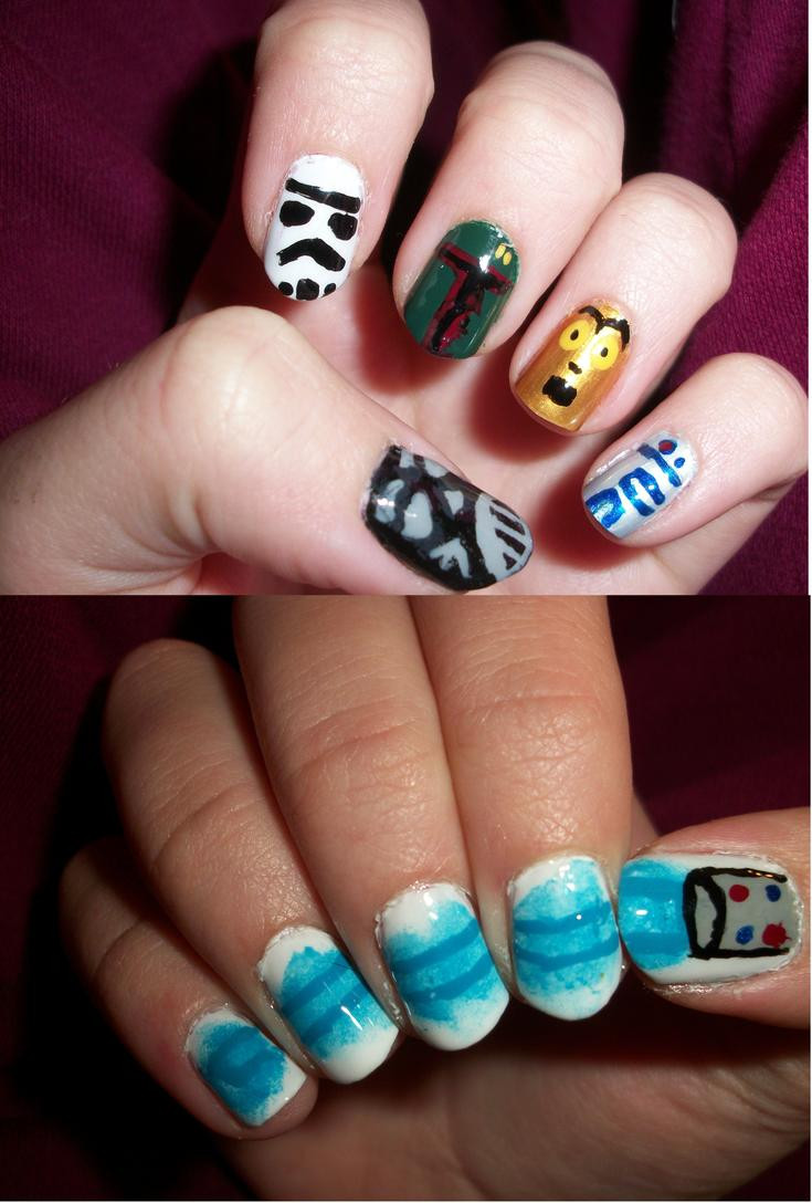 Star Wars Nail Designs
 Star Wars Nails by QueenAlice Awesome on DeviantArt