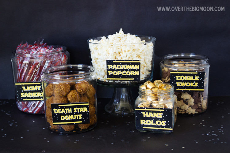 Star Wars Party Food Ideas
 May the 4th Be with You Star Wars Food Free Printables