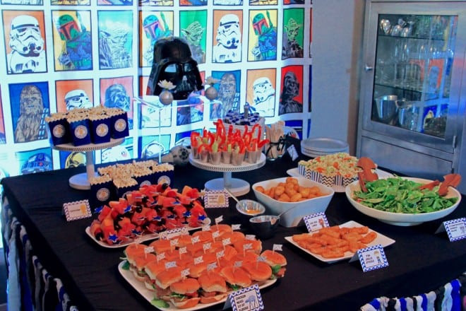 Star Wars Party Food Ideas
 A Boy’s Star Wars Birthday Party Spaceships and Laser Beams