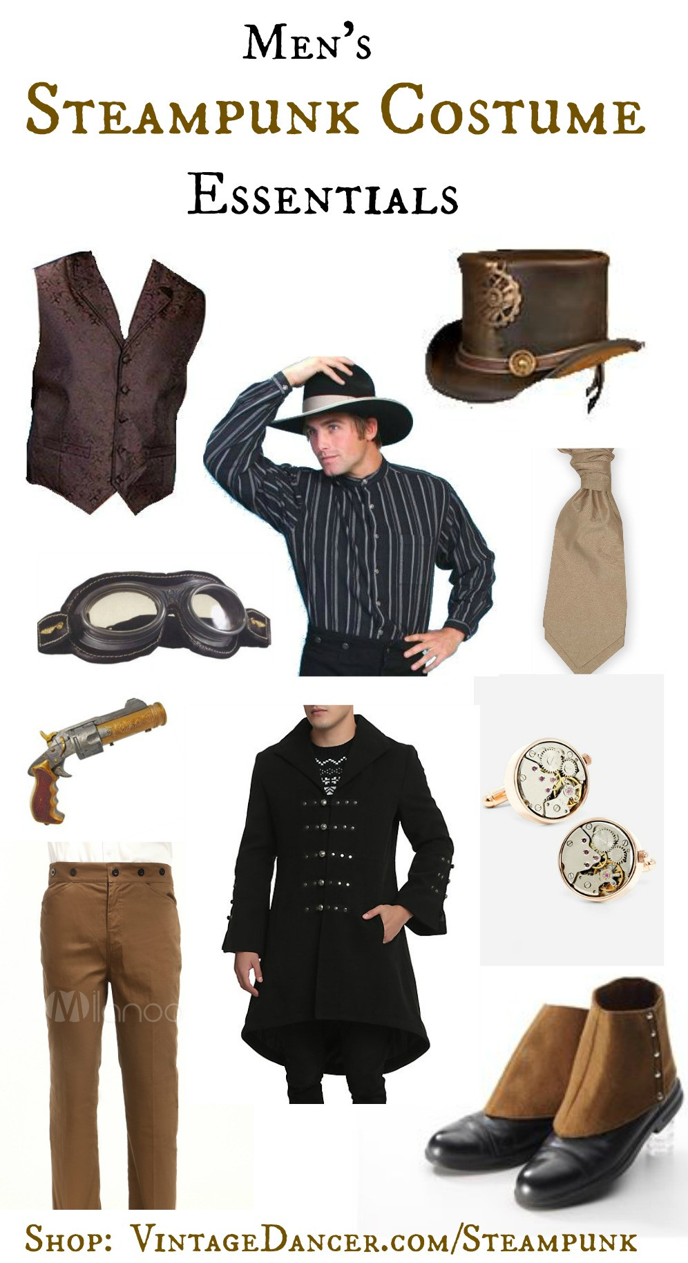 Steampunk DIY Costume
 Men s Steampunk Costume Essentials