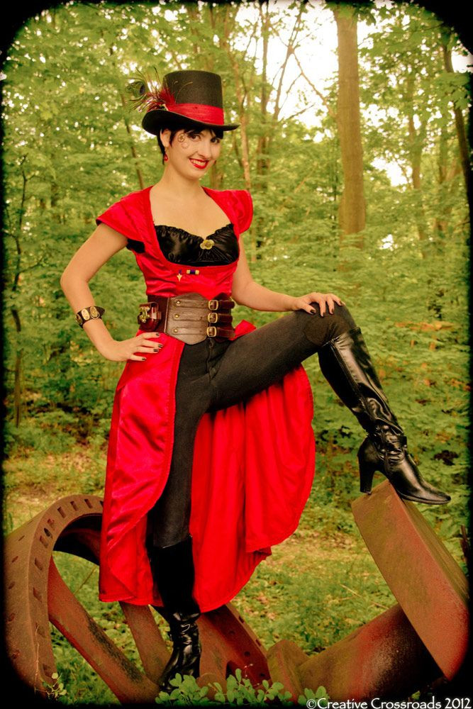 Steampunk DIY Costume
 Homemade steampunk outfit made and modeled by Tangofortwo
