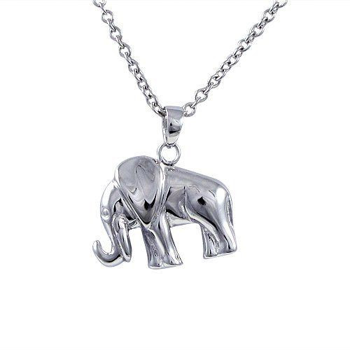 Sterling Silver Elephant Necklace
 Sterling Silver Elephant Necklace Pendant