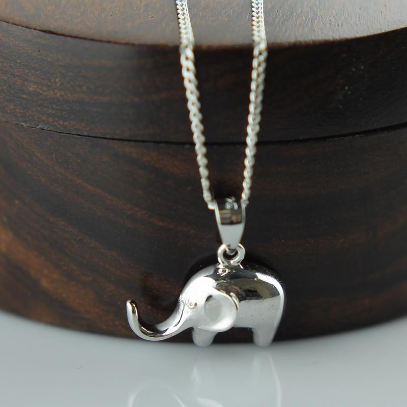Sterling Silver Elephant Necklace
 925 STERLING SILVER ELEPHANT PENDANT WITH 18 INCHES CHAIN