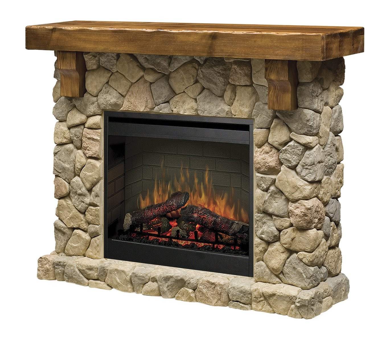 Stone Look Electric Fireplace
 5 Beautiful Faux Stone Electric Fireplaces