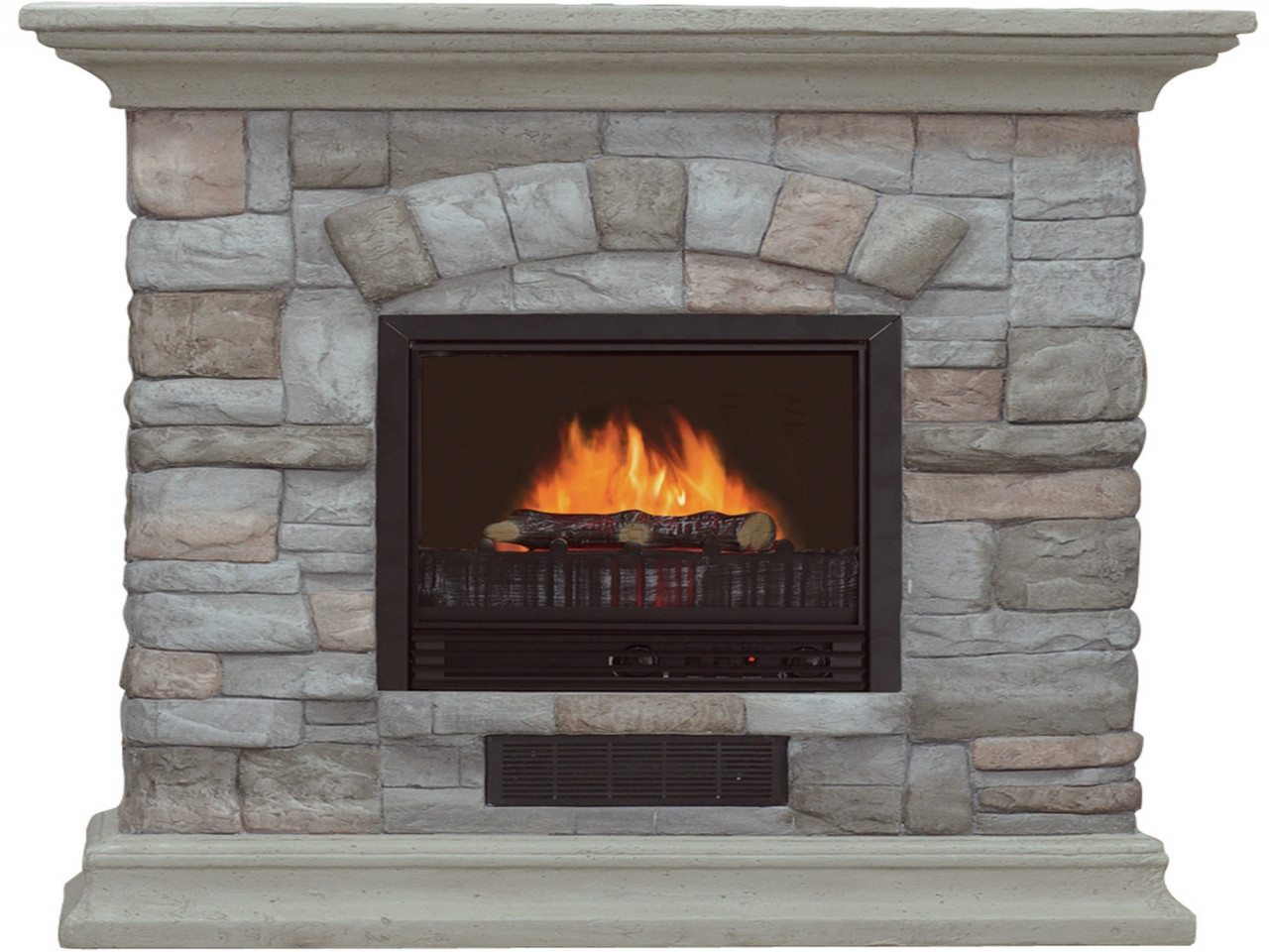 Stone Look Electric Fireplace
 Electric infrared fireplace heaters stone electric