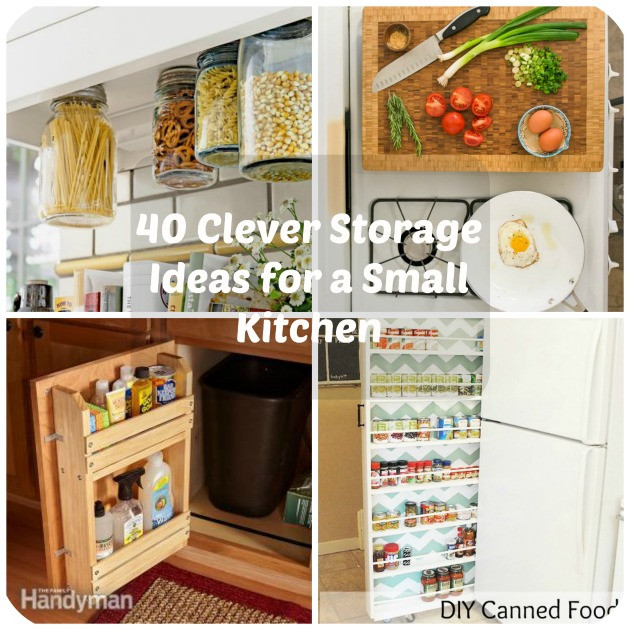 Storage For Small Kitchen
 40 Clever Storage Ideas for a Small Kitchen