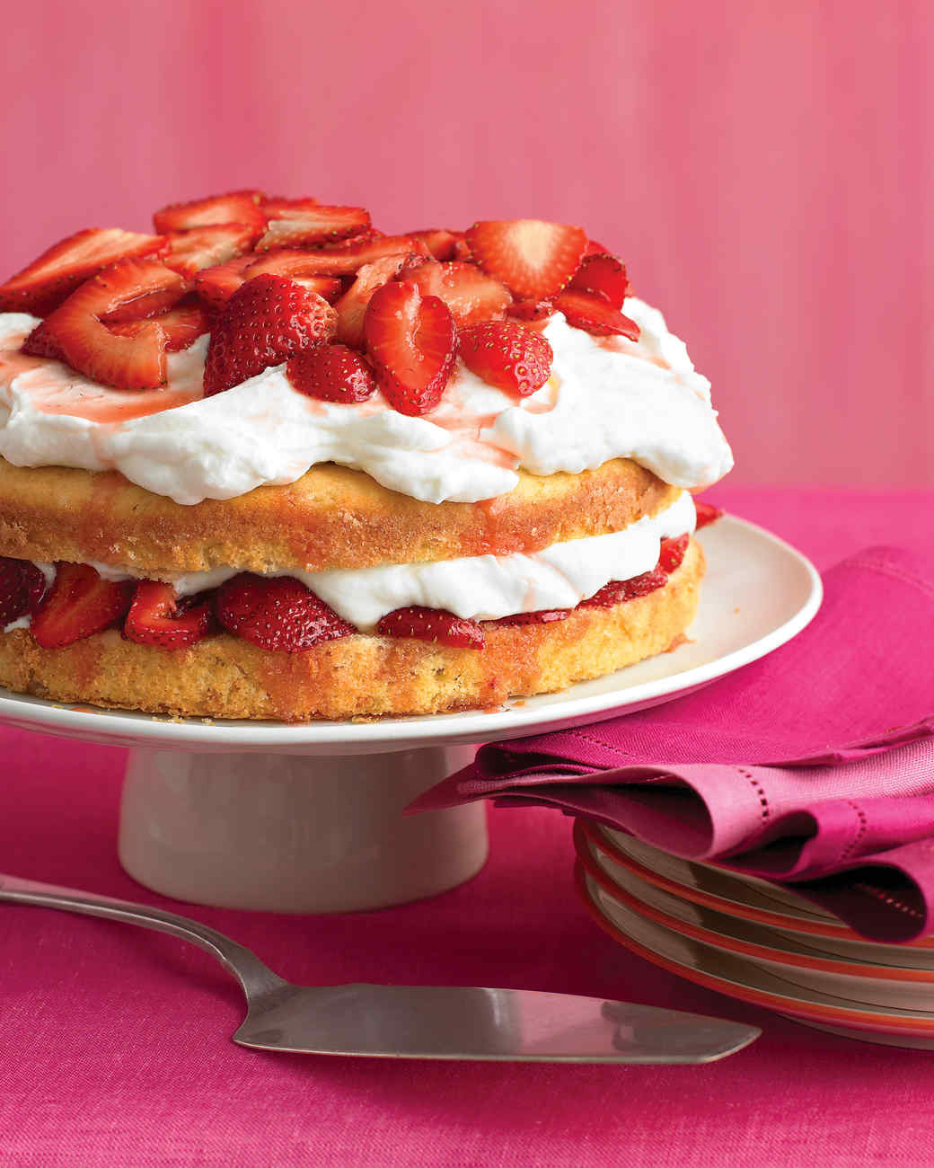 Strawberry Cake Martha Stewart
 Strawberry Cream Cake Recipe