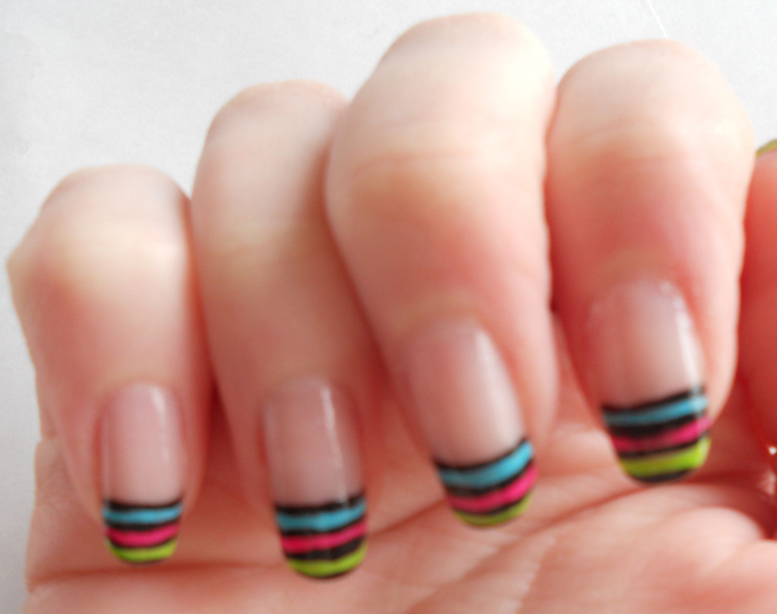 Stripes Nail Art
 stripes