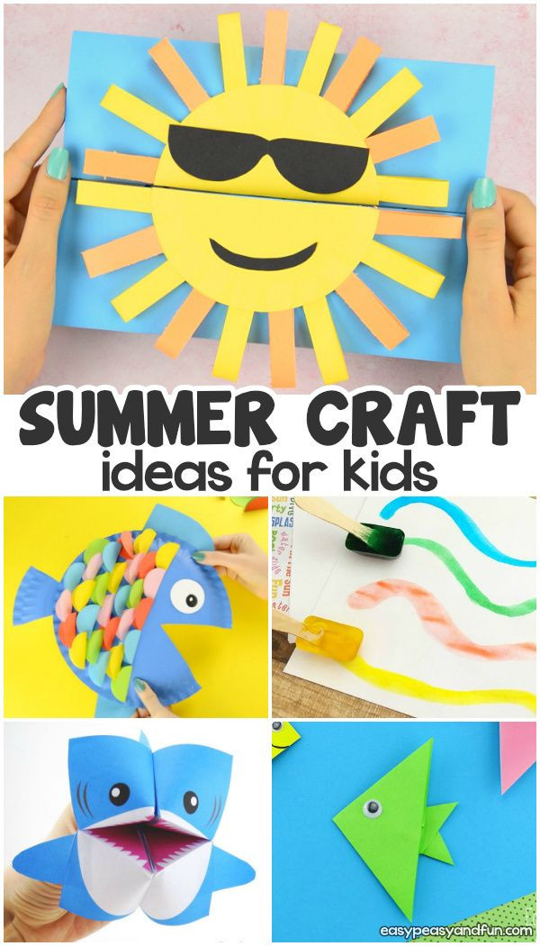 Summer Art And Craft Ideas For Kids
 Summer Crafts