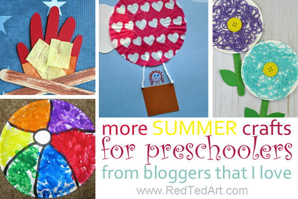 Summer Art Projects Preschool
 More Summer Crafts For Preschoolers From Bloggers That I