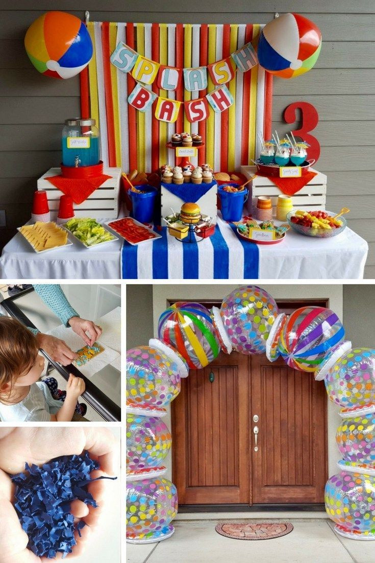 Summer Bash Party Ideas
 How to throw a Beach Ball Party kids party ideas