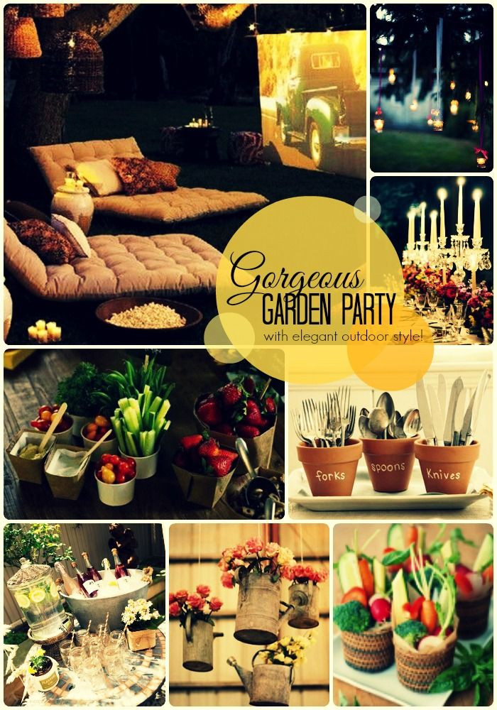 Summer Cocktail Party Ideas
 Gorgeous Garden Parties Elegant Outdoor Style