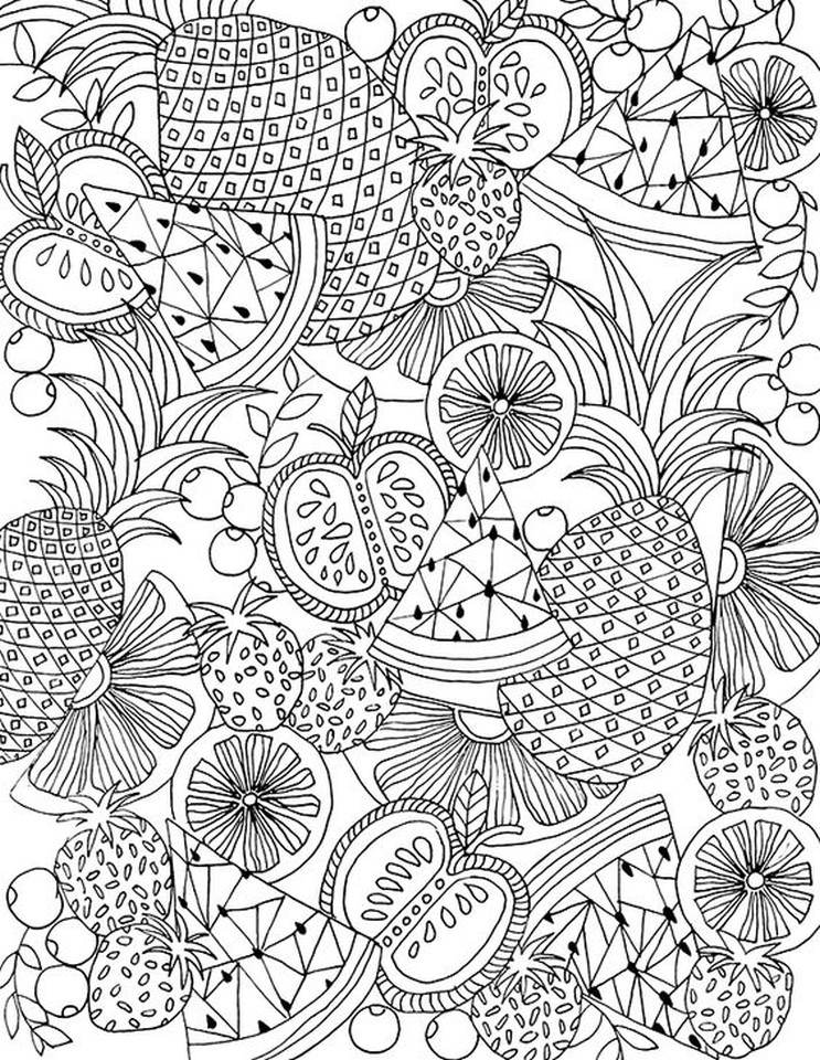 Summer Coloring Pages Free Printable
 20 Free Printable Summer Coloring Pages for Adults